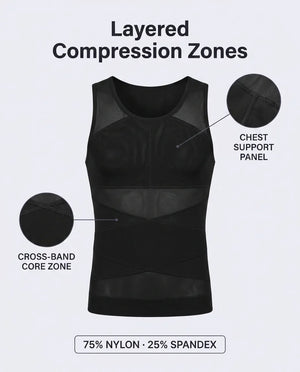 Double layer over the chest and belly of the Torvenn tank
